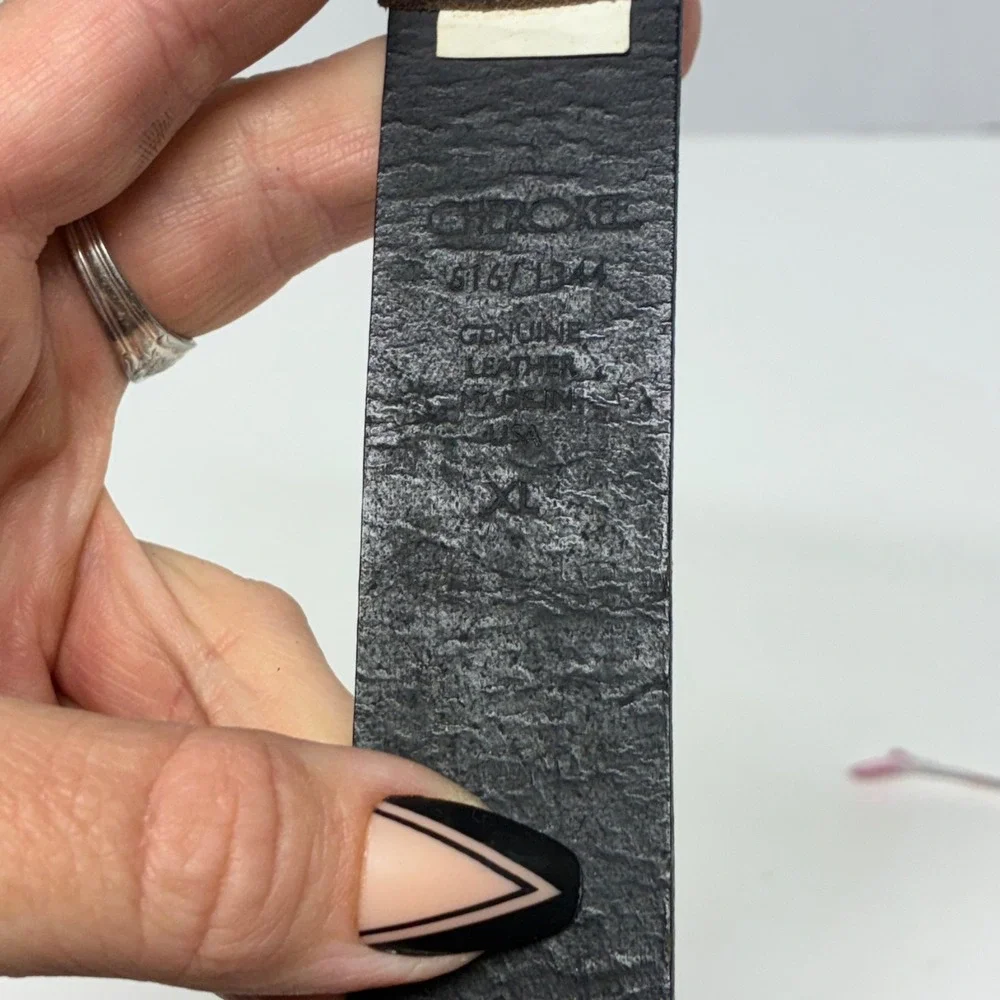 Cherokee leather belt